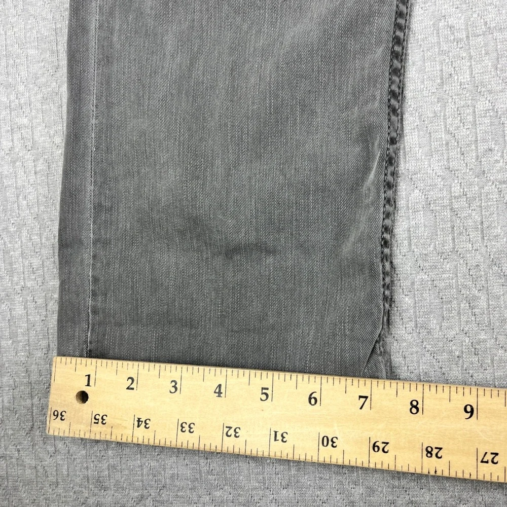 Taverniti So Jeans Mens 31x33 Grey Mec Tape 17 Distressed Straight Denim Pants